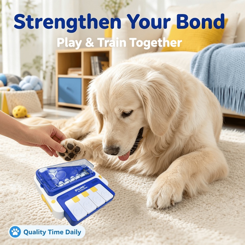 Dog Interactive Piano Treat Di - Dog Puzzle Feeder Toy recension och pris