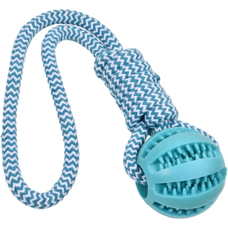 Volumoon Ball on Rope - Indest - Indestructible Dog Chew Toy recension och pris
