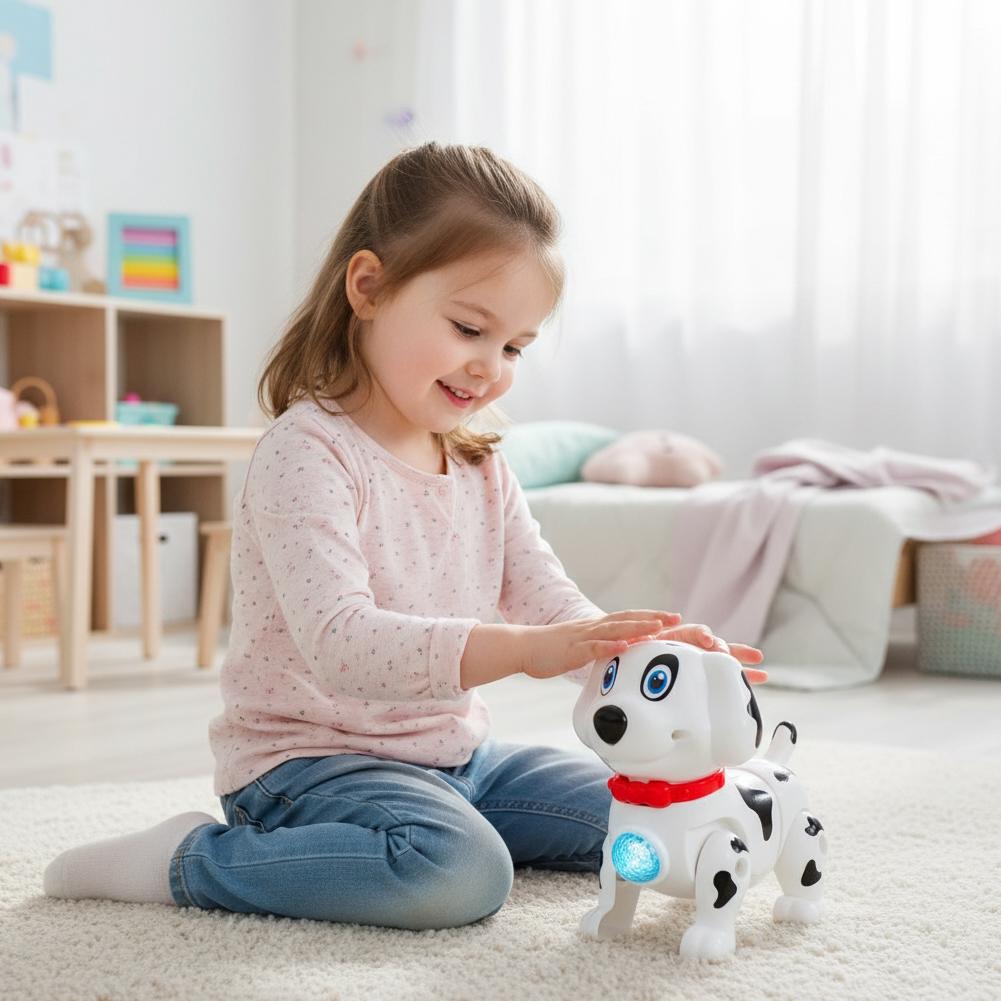 Electric Walking Robot Dog Toy - Suction Cup Dog Tug Toy recension och pris