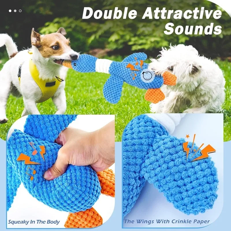 Funny Duck Cute Dog Plush Toys - Indestructible Dog Chew Toy recension och pris