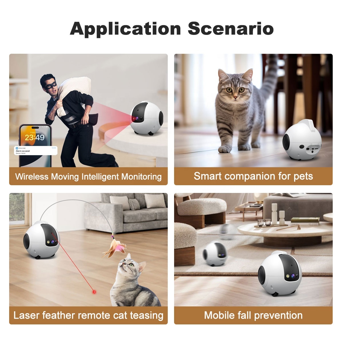 AI Pet Companion Robot Mobile  - Cat Toys recension och pris