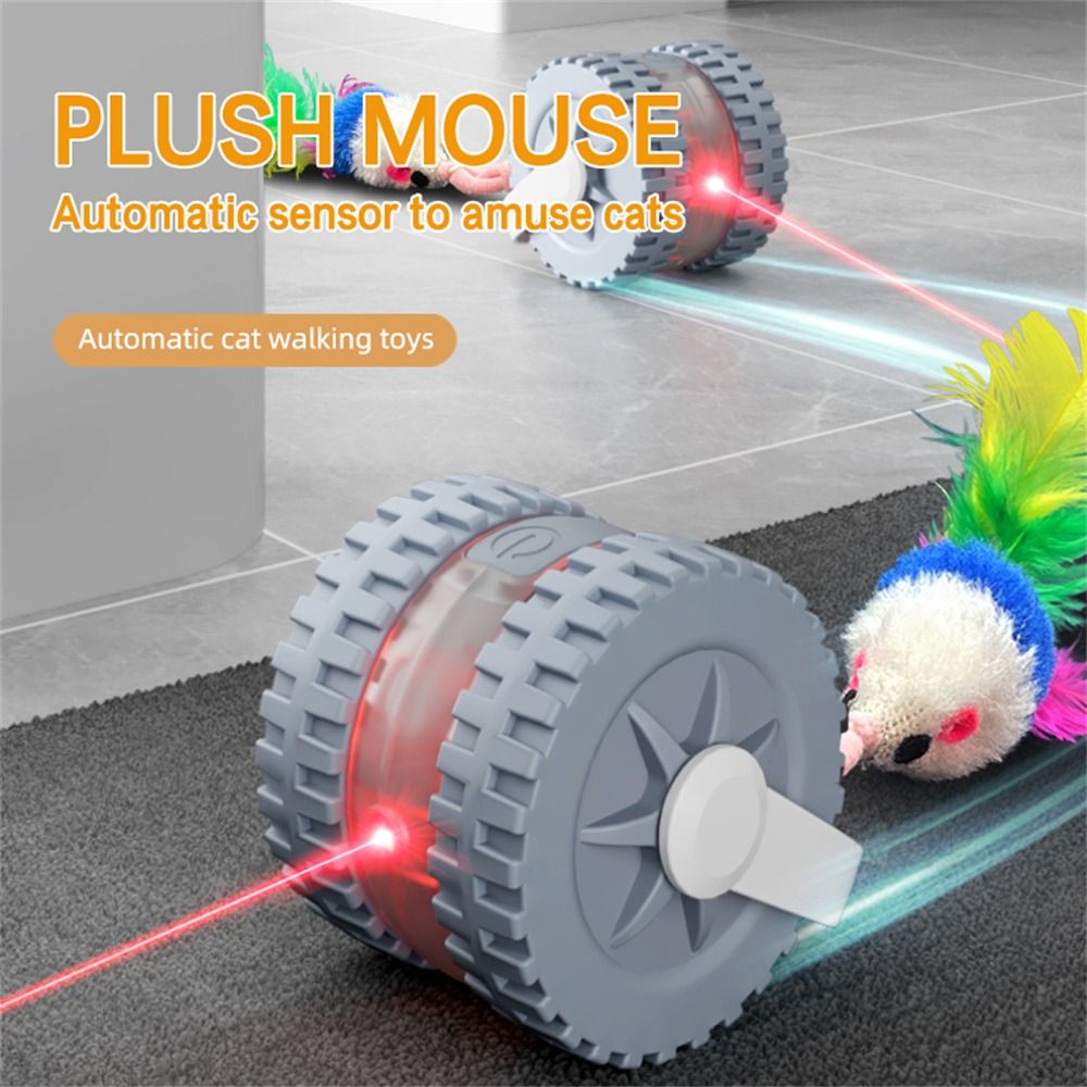 With Mouse Tail Infrared Laser - Laser Pointer Cat Toy Automatic recension och pris